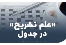 علم تشریح در جدول