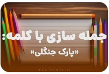 15 جمله سازی با کلمه (پارک جنگلی) برای کلاس دوم