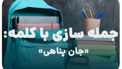 15 جمله سازی با کلمه (جان پناهی) برای کلاس پنجم