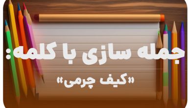 15 جمله سازی با کلمه (کیف چرمی) برای کلاس دوم