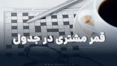 قمر مشتری در جدول