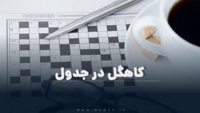 کاهگل در جدول