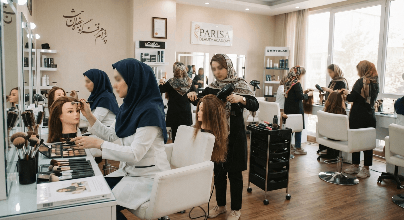 آموزشگاه آرایشگری زنانه