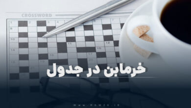 خرمابن در جدول