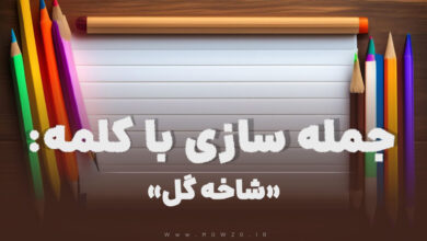 15 جمله سازی با کلمه (شاخه گل) برای کلاس دوم