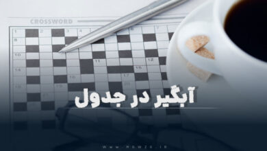 آبگیر در جدول