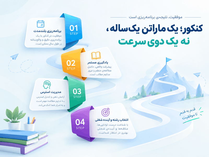 کنکور؛ یک ماراتن یکساله، نه یک دوی سرعت